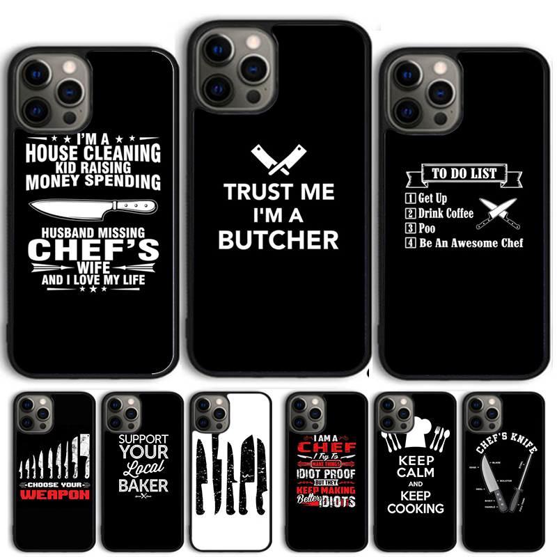 Kitchen Gadgets Quotes - Bıçak seti mutfak aleti Telefon kılıfı