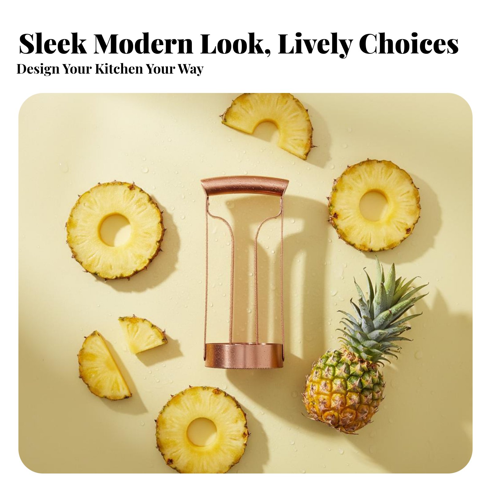 Kitchen Gadgets Vegetable Cutter - Stainless Steel Pineapple Cutter Cores and