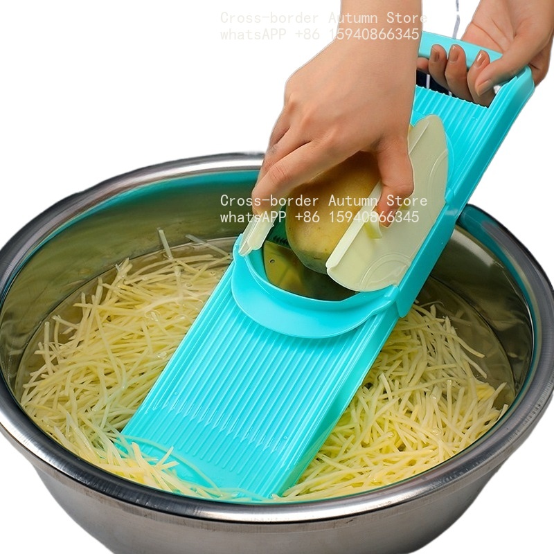 Korean Kitchen Gadgets - Taşınabilir Sebze Rendeleyici Patates Dilimleyici Çok