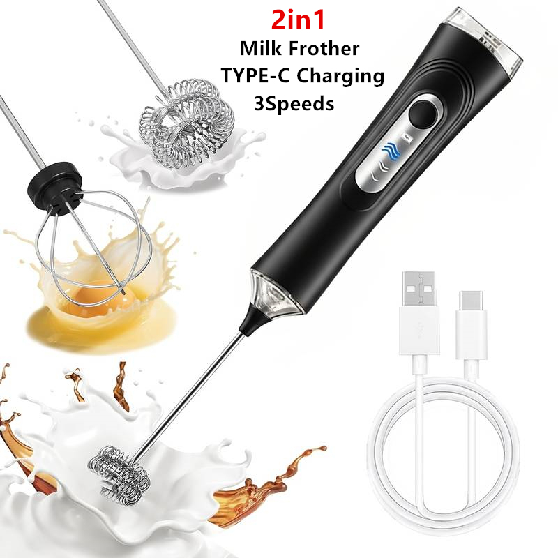 Kitchen Gadgets Must Have - Elektrikli Süt Köpürtücü + Yumurta Çırpıcı