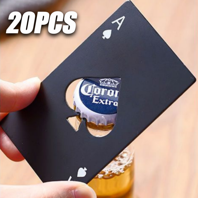 Electric Can Opener - 20 adet oyun kartı şişe açacağı
