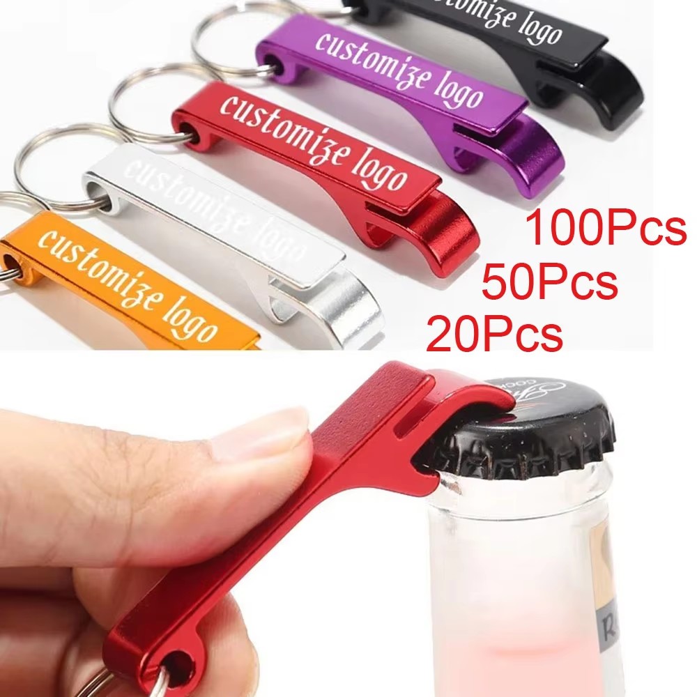 Electric Can Opener - Adea100pcs Anahtarlık Bira Şişe Açacağı Anahtarlıklar