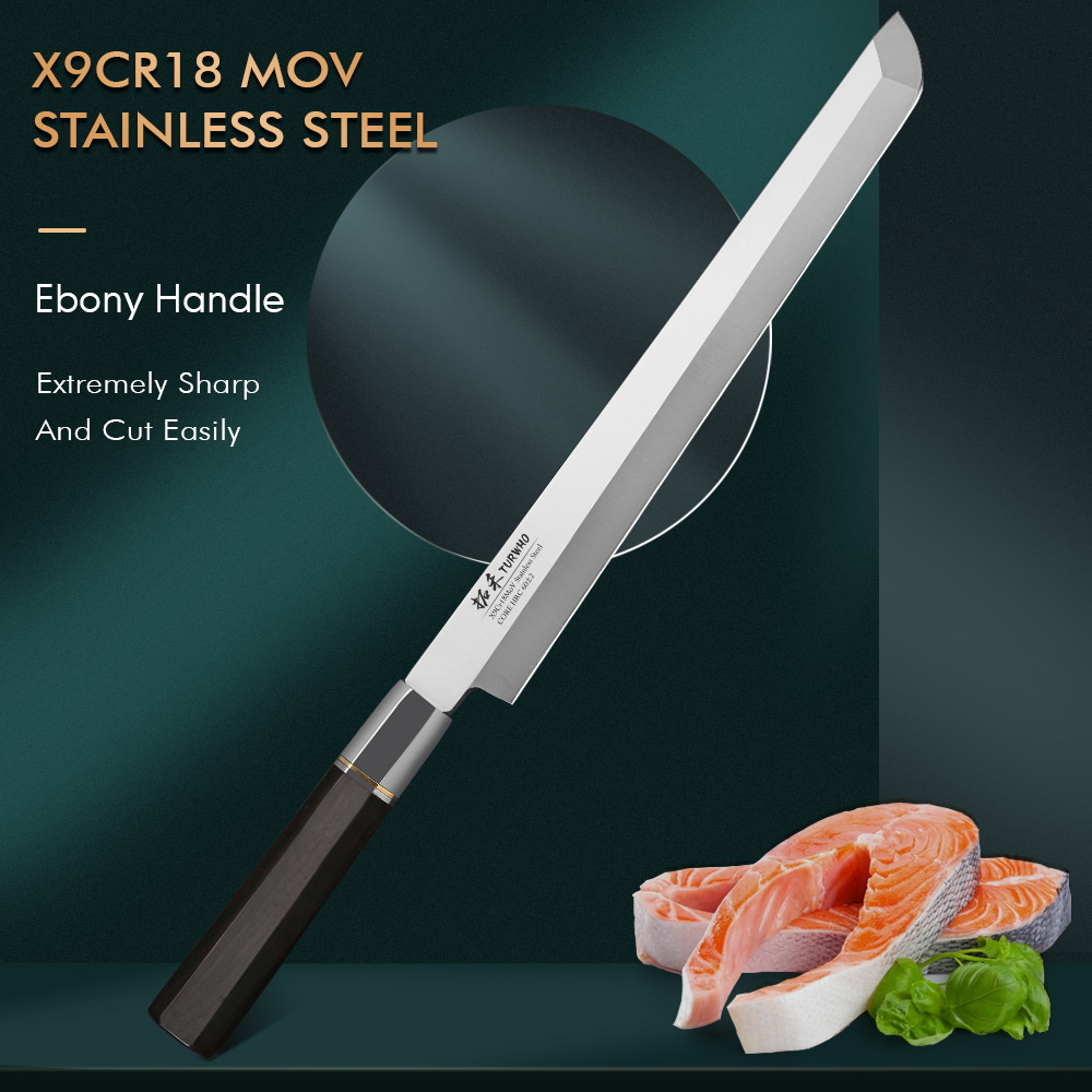 Kitchen Gadgets Japanese - Turwho-Japon sashimi bıçağı 270mm, mutfak bıçakları,