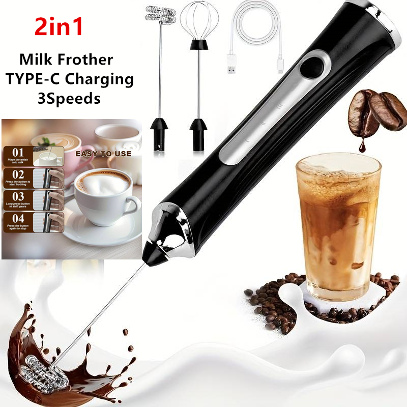 Kitchen Gadgets Must Have - Kablosuz Elektrikli Süt Köpürtücü ve Yumurta