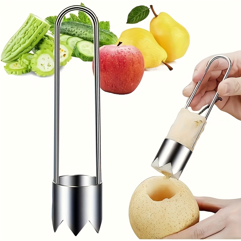Kitchen Gadgets Vegetable Cutter - Paslanmaz Çelik Meyve Sebze Çekirdek Çıkarıcı,