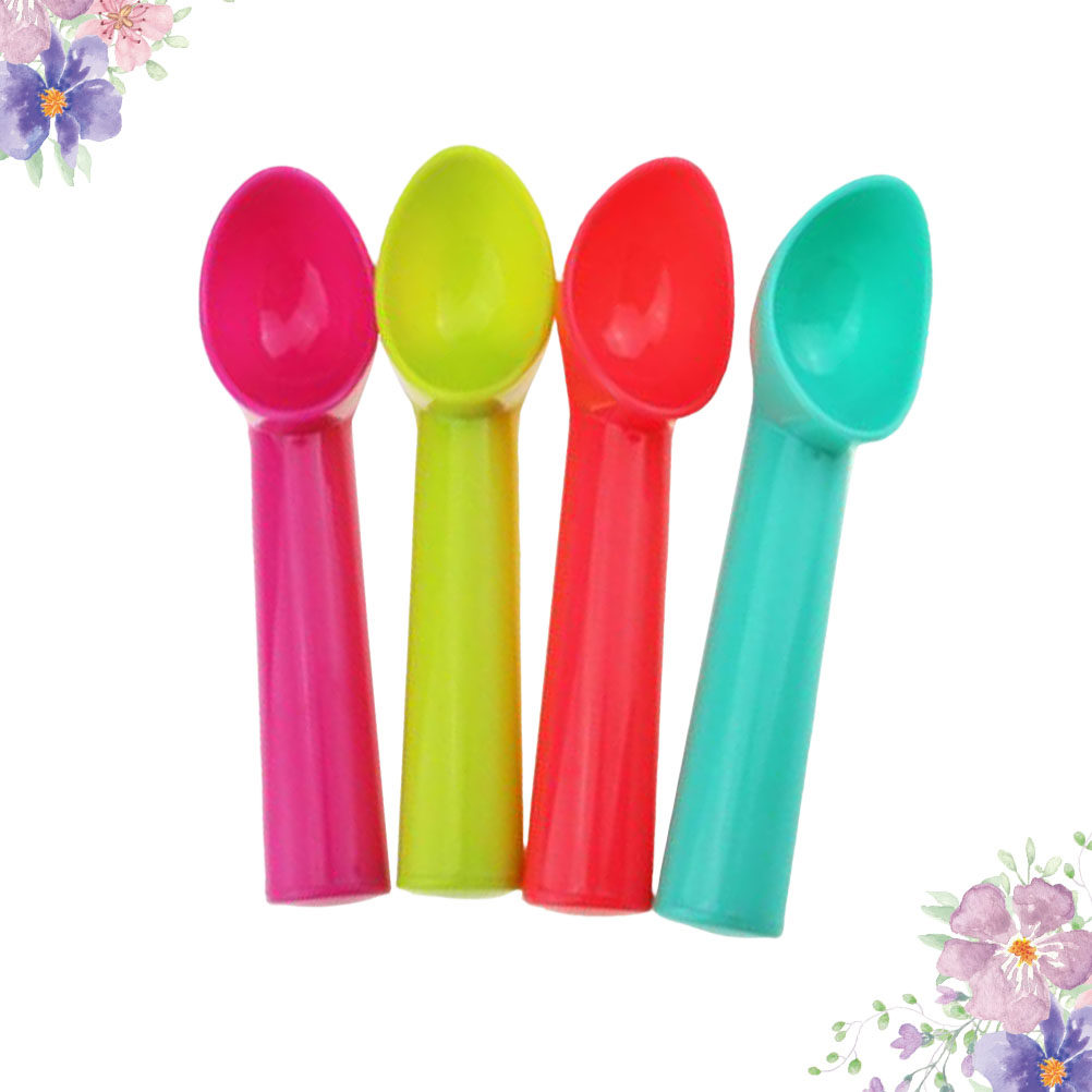Kitchen Gadgets In - 4 adet dondurma kaşığı ergonomik plastik