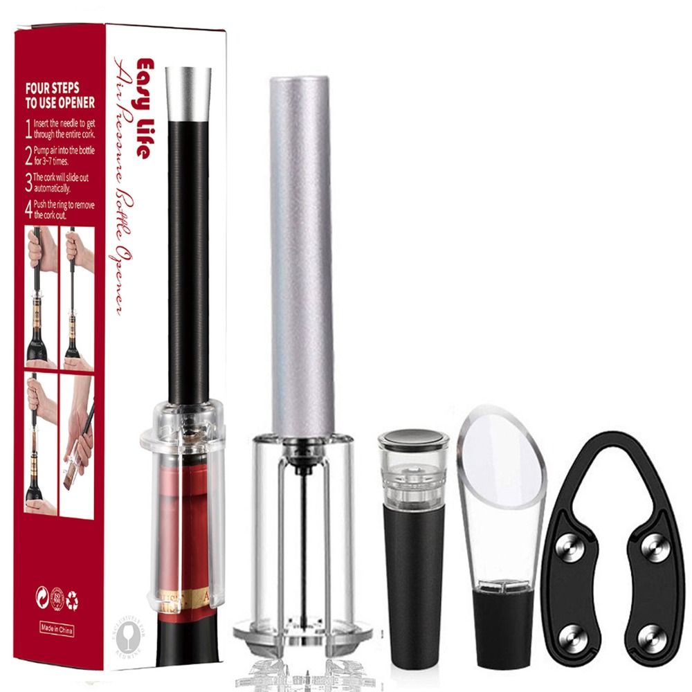 Kitchen Gadgets Must Have - Bar Aksesuarları Şarap Şişesi Açacağı Seti