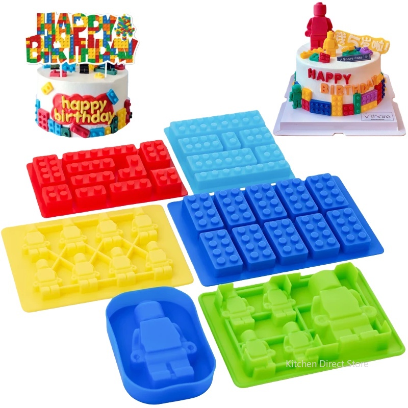 Silicone Mold Baking - 1/6 adet blok silikon kalıp yapı