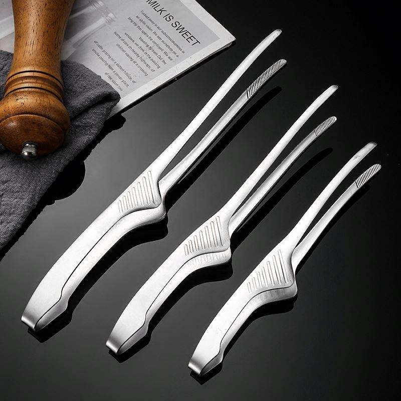 Korean Kitchen Gadgets - 1/2/5 adet paslanmaz çelik yemek maşası