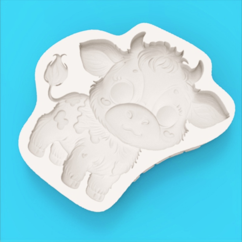 Sevimli İnek Şekilli Kalıp Kar - Silicone Mold Baking incelemesi ve fiyatı