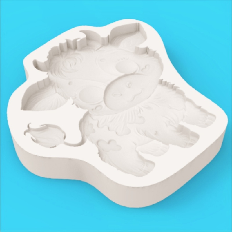 Sevimli İnek Şekilli Kalıp Kar - Silicone Mold Baking incelemesi ve fiyatı