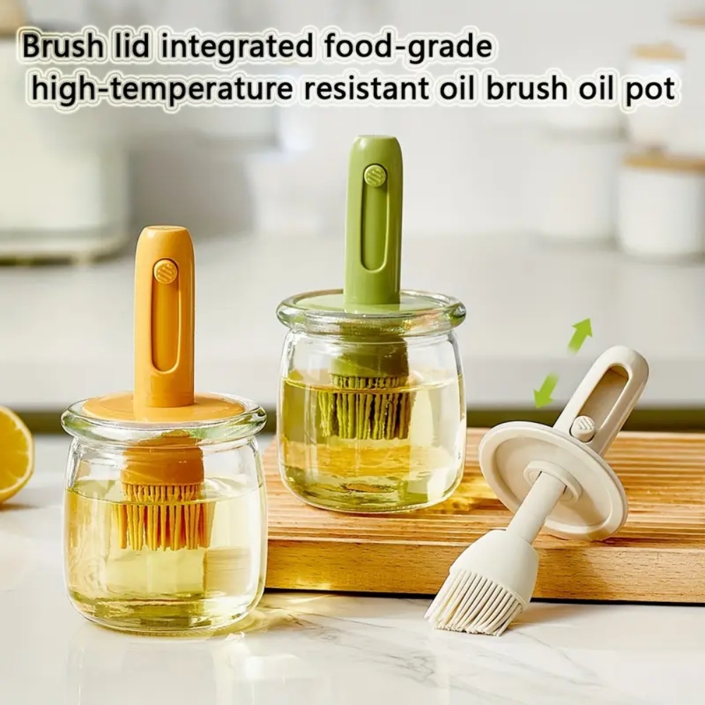 Yemeklik Yağ Dağıtıcısı, Hafif - Kitchen Gadgets Dispenser Brush Holder incelemesi ve fiyatı
