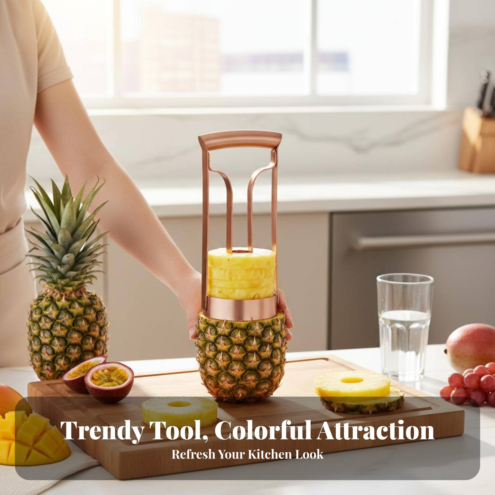 Stainless Steel Pineapple Cutt - Kitchen Gadgets Vegetable Cutter incelemesi ve fiyatı