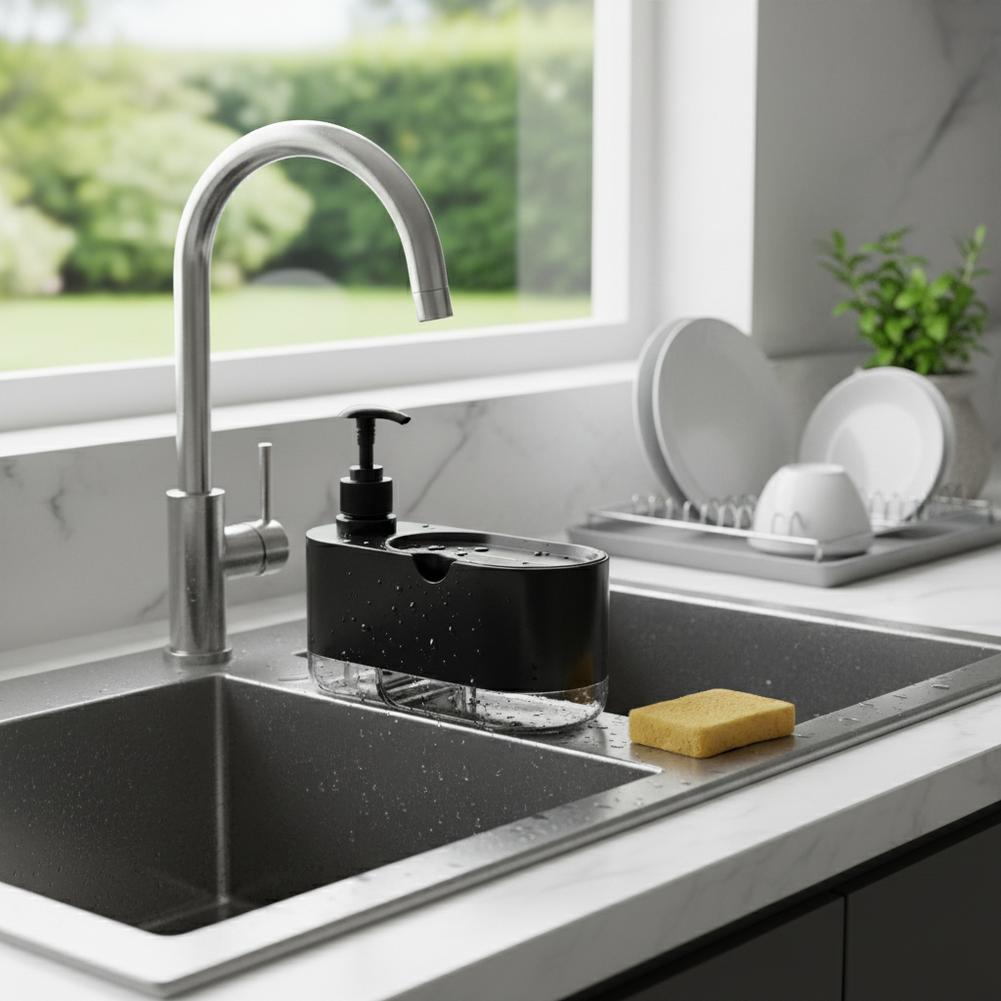 Bulaşık Deterjanı Dispenseri O - Kitchen Gadgets Dispenser Brush Holder incelemesi ve fiyatı