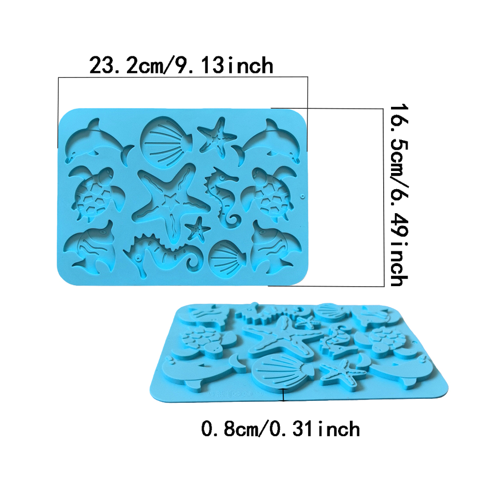 1 adet deniz canlısı şekilli ç - Silicone Mold Baking incelemesi ve fiyatı