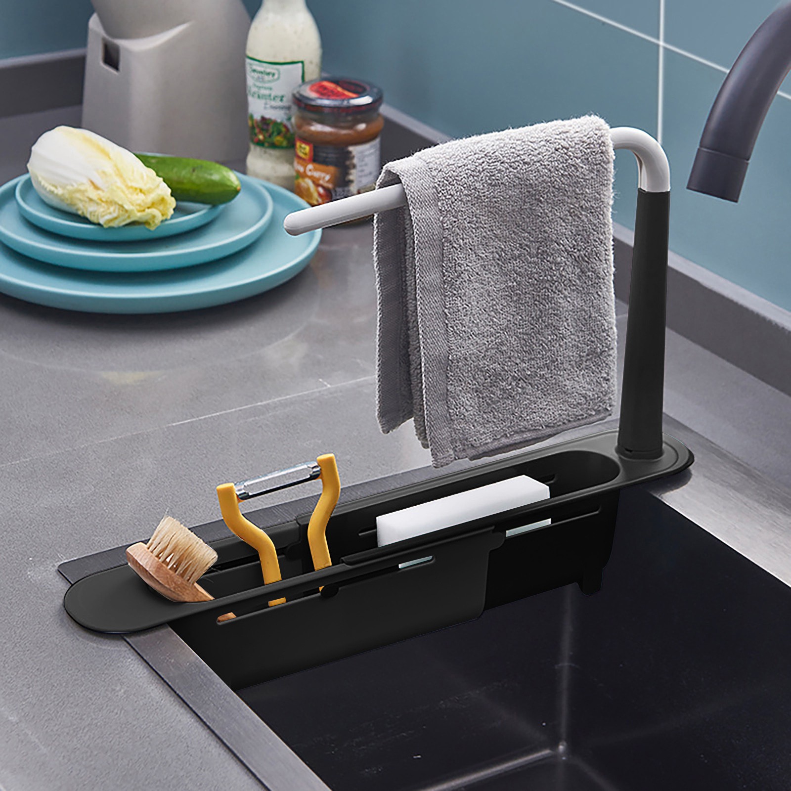 Elescopic lavabo raf süzgeç ra - Kitchen Gadgets Must Have incelemesi ve fiyatı