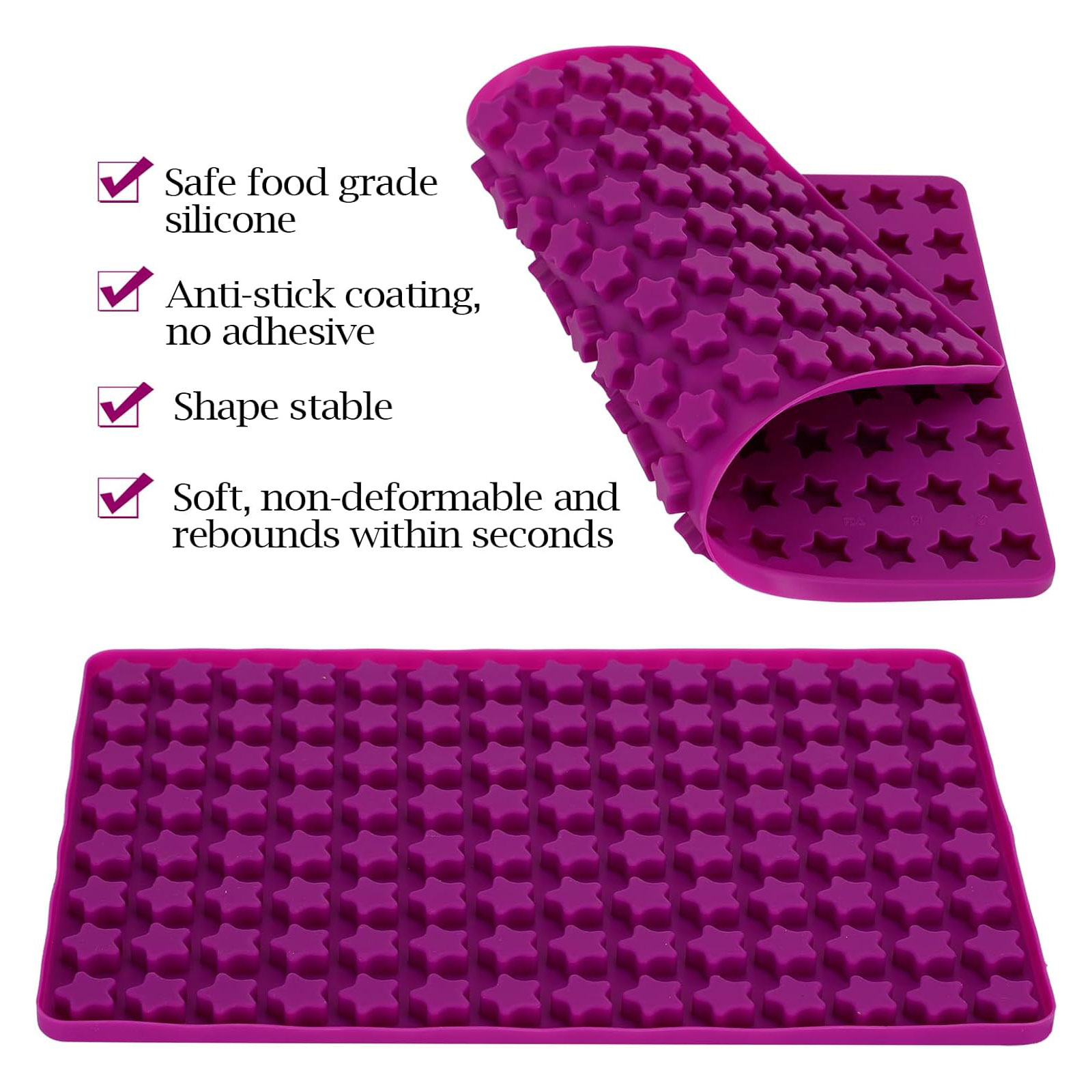 112 Bölmeli Mini Yıldız Siliko - Silicone Mold Baking incelemesi ve fiyatı
