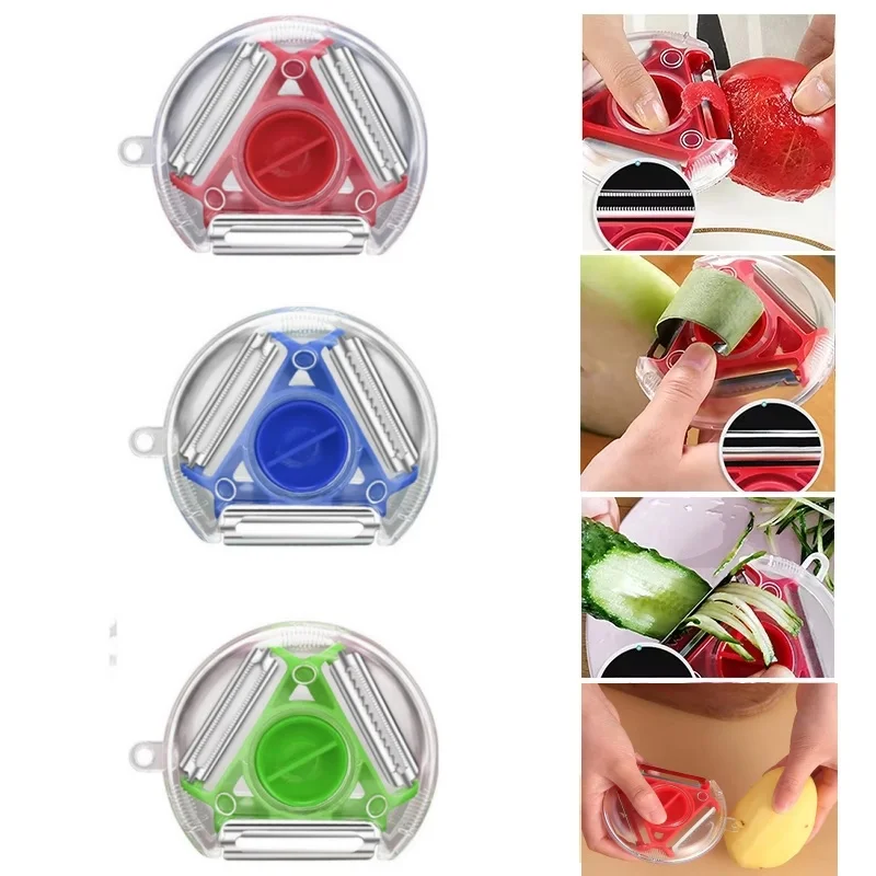 1 adet üçlü soyucu seti sebze  - Kitchen Gadgets Vegetable Cutter incelemesi ve fiyatı