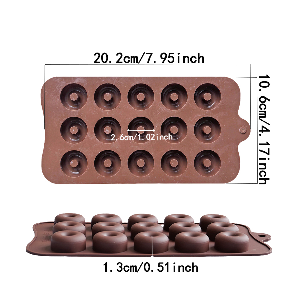 1 adet 15 delik çörek şekilli  - Silicone Mold Baking incelemesi ve fiyatı