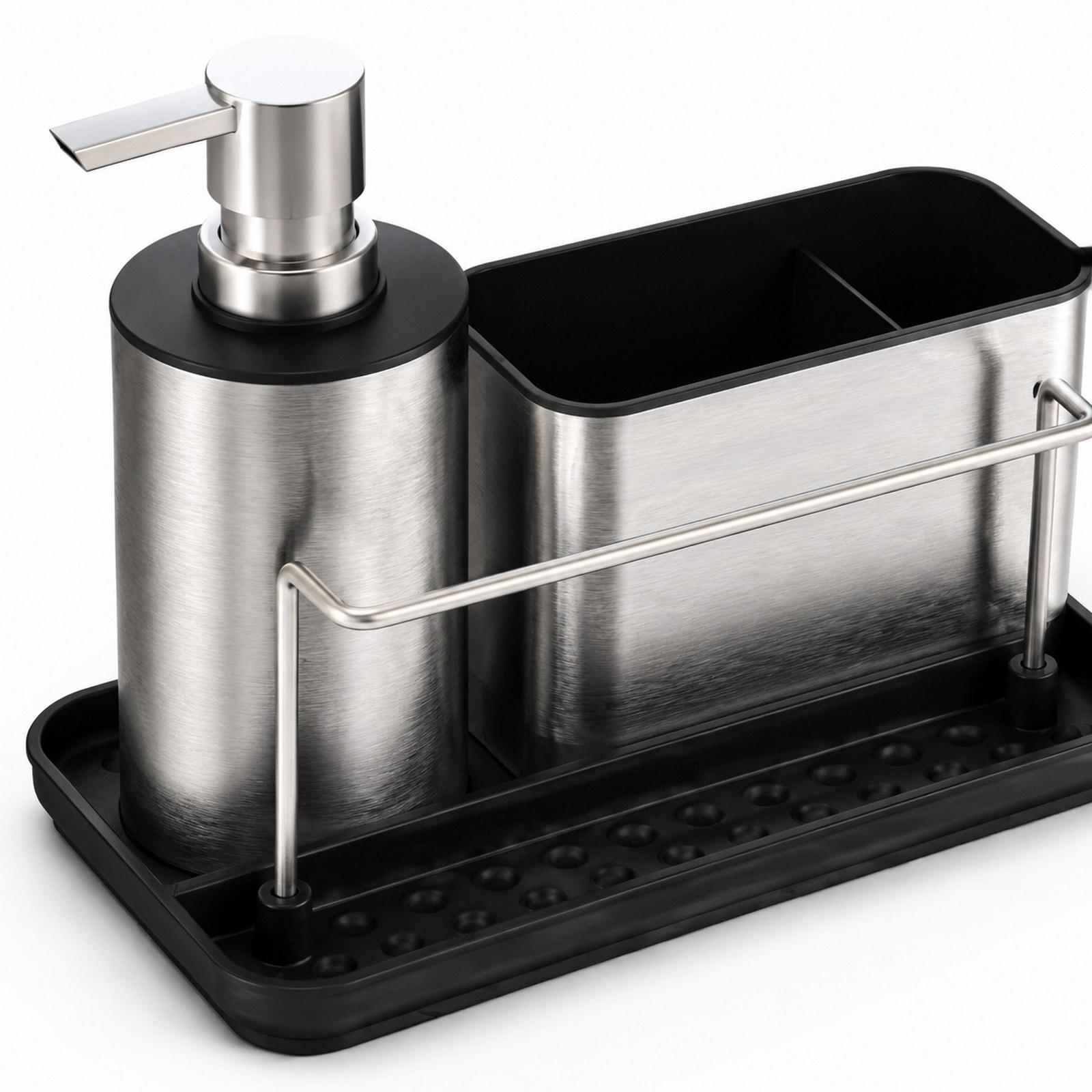 Mutfak Sabunluk Seti Fırça Sak - Kitchen Gadgets Dispenser Brush Holder incelemesi ve fiyatı