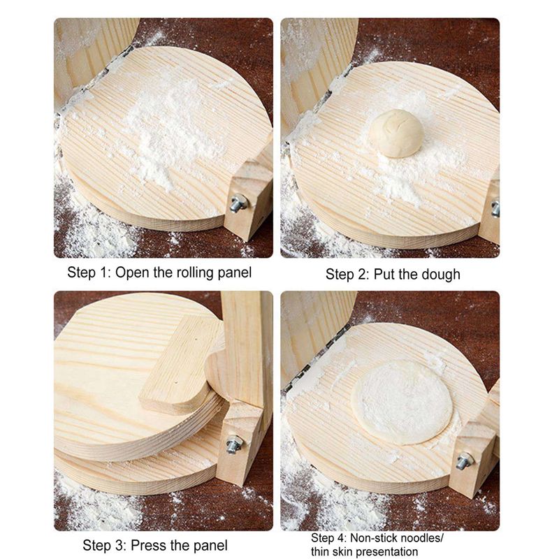 ABUL-2X Ahşap Tortilla Presi M - Kitchen Gadgets Roti Maker incelemesi ve fiyatı